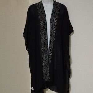 Jessica Black Dress with Silver Accents